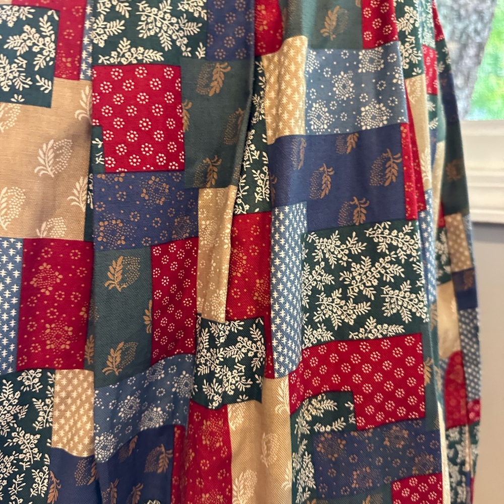 Vintage 90’s Bushwacker ditsy floral Patchwork Skirt - Picture 4 of 5